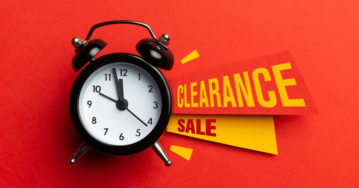 Sale or clearance section