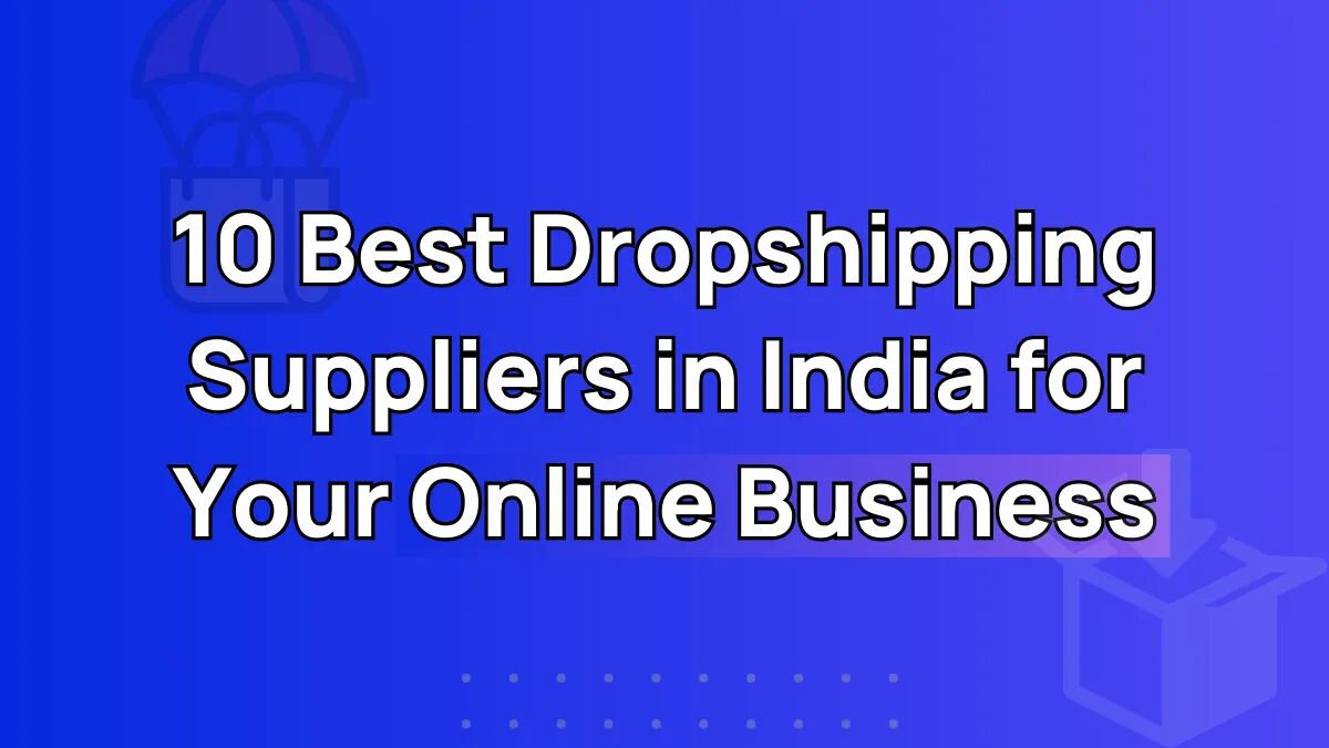 dropshipping suppliers India