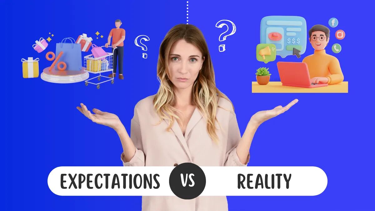 Ecommerce Expectations vs Reality blog featured image