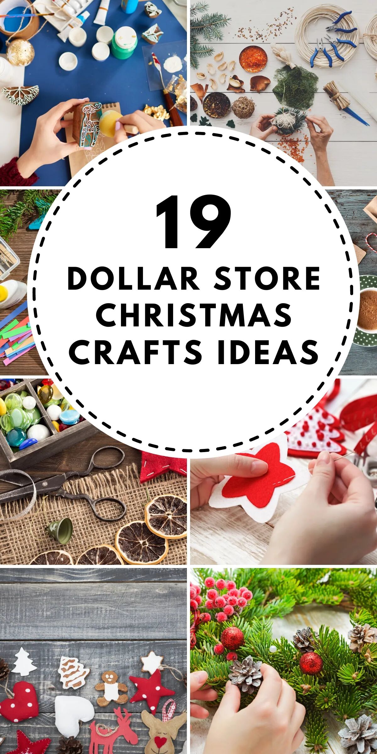 dollar store christmas crafts ideas featured image