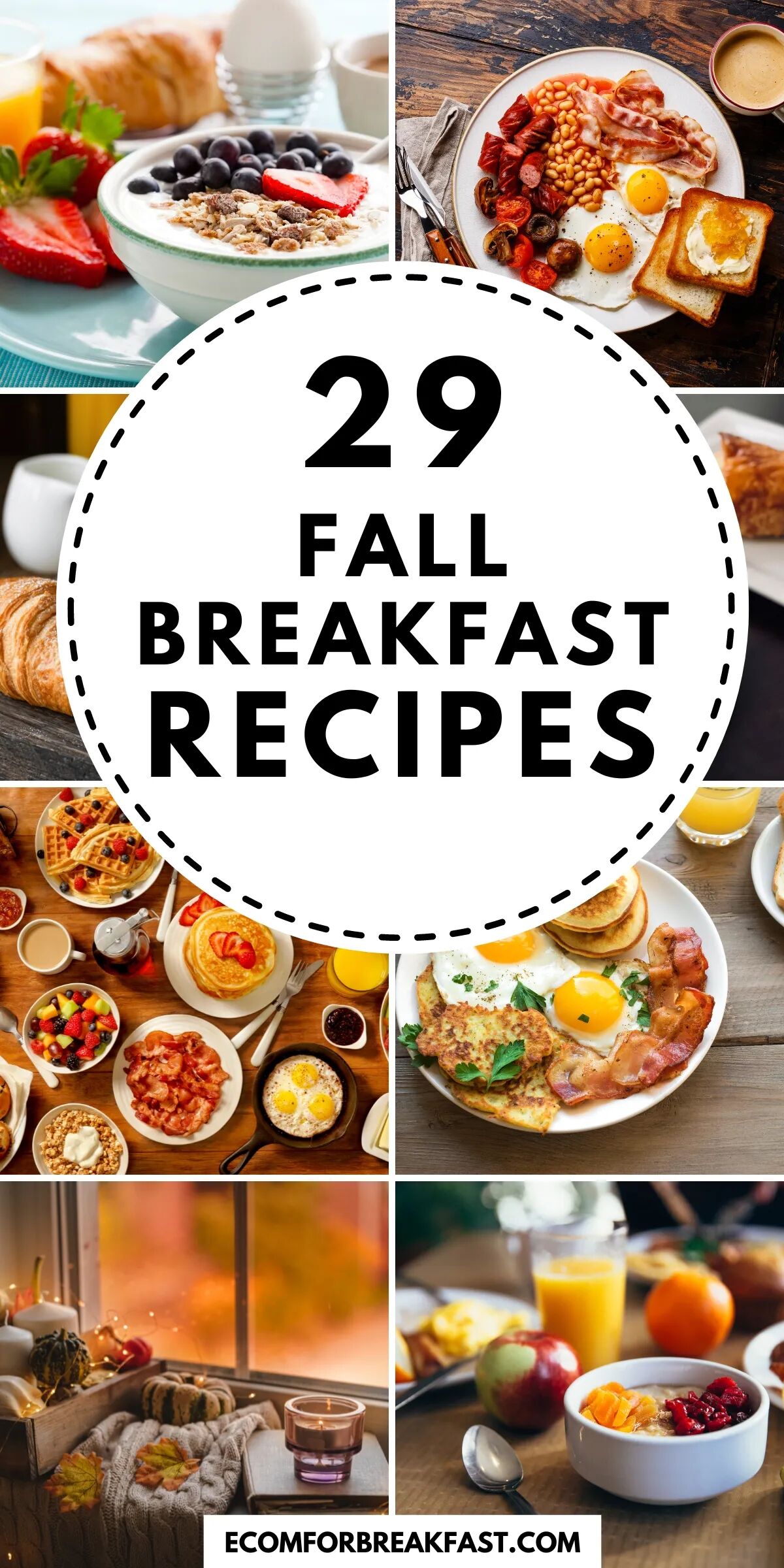 fall breakfast recipes featured image