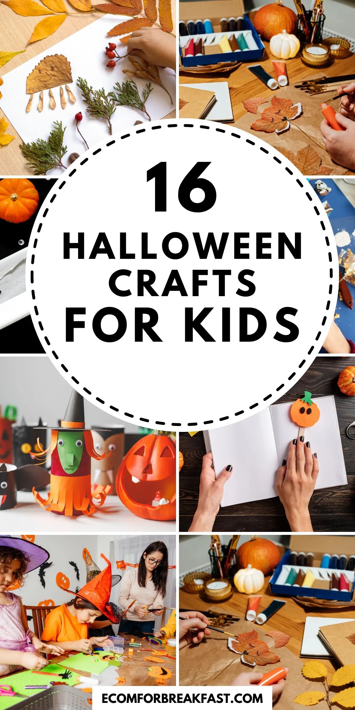 halloween crafts for kids featured image