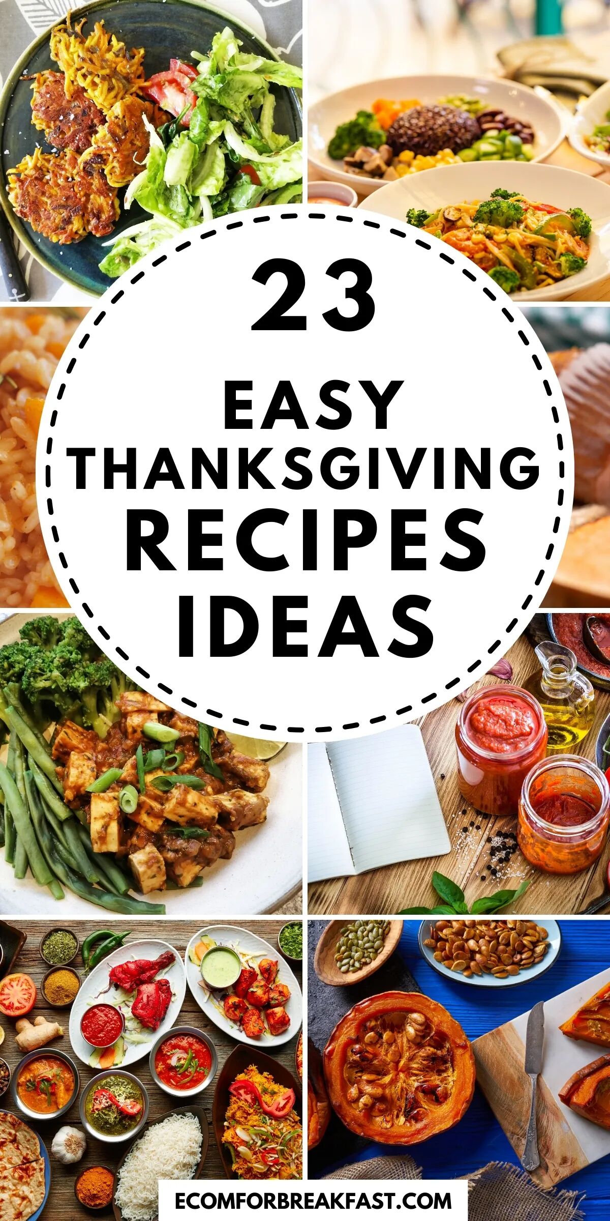 thanksgiving recipes featured image